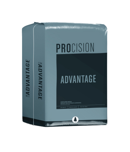 Bag of Aurora Peat Procision Advantage professional mix premium peat moss blend ready for growers and plant applications.